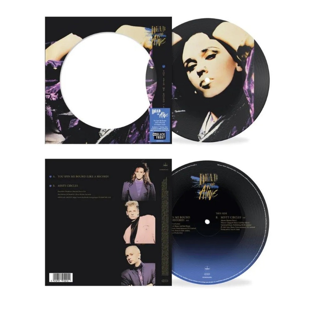 Dead or Alive:‎ You Spin Me Round Like A Record 7" RSD Picture Disc Vinyl 40th